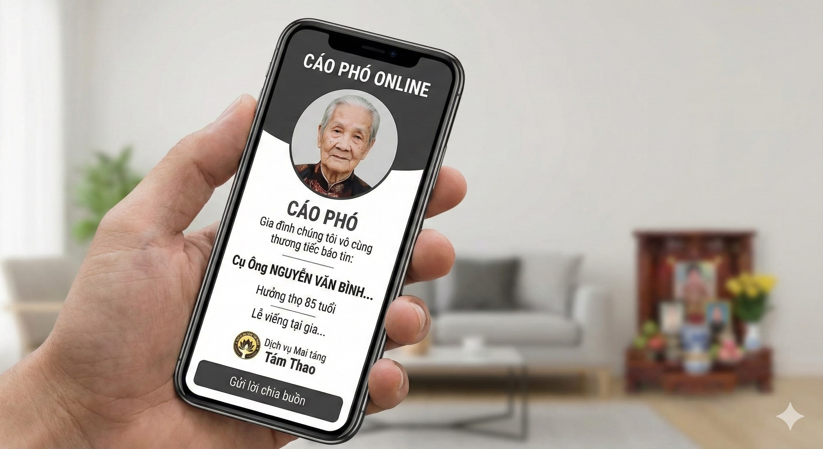 Cáo phó Online (QR Code)